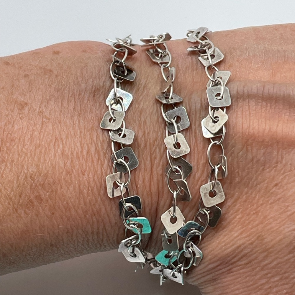 Milor 3 strand Sterling Bracelet 12.94 Grams!